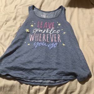 Gray pajamas tank top